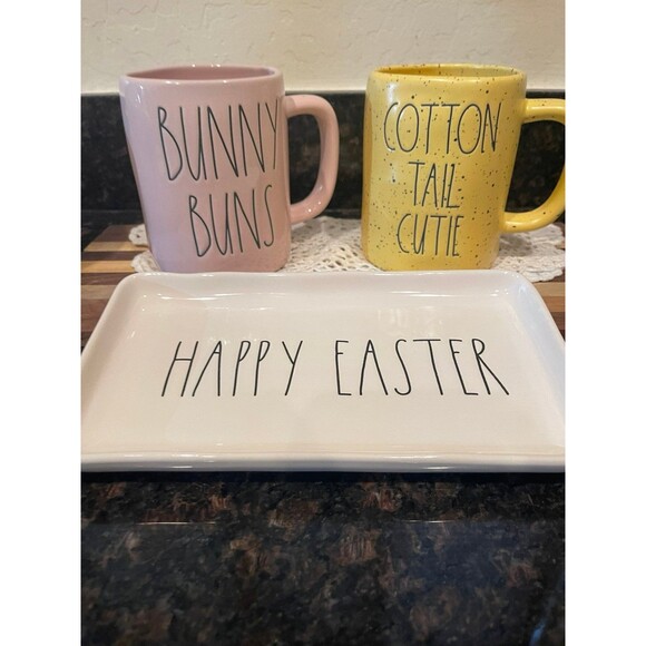 Rae Dunn 4 piece happy Easter set